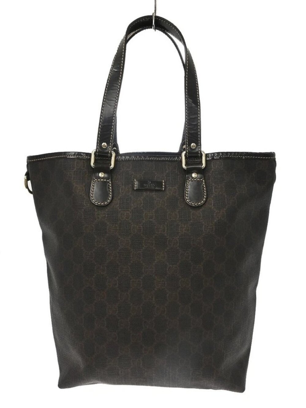 Gucci Brown PVC GG Handbag